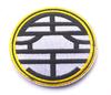 Guerra de Dragones Fuerza del Amor Bordado de Caracteres Chinos Brazalete Velcro Insignia de Suministro Parche de Velcro Sello de Bordado Pegatina para Mochila