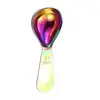 Colher medidora de grãos de café em formato de coração de aço inoxidável colher de leite em pó colher de proteína em pó com balança colher medidora 15ml30ml colher de tempero