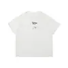 Yidao Vintage 2026 Verano Nuevo Estilo Americano Moderno Sencillo Diseño de Estampado de Avión de Papel Cuello Redondo Holgado Manga Corta Camiseta para Hombre