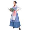 Comercio Exterior Caliente Traje de Cerveza para Mujeres Adultas Vestido Largo Cos Disfraz de Sirvienta de Mansión Disfraz para Actuación en Escenario