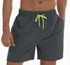 Pantalones Cortos de Playa de Secado Rápido para Hombre, Boardshorts Casuales de Color Sólido, Cintura Elástica con Cordón y Bolsillos, Tallas Grandes hasta 5XL, Bañadores de Verano