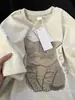 Camiseta de Manga Corta con Estampado Divertido de Gato, Diseño de Nicho, Estilo Casual Perezoso para Mujer, Nuevo Top Verano 2025 Ins