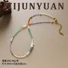 Nuevo Collar de Piedras Naturales de Colores de Moda Versátil con Cuentas Cadena para Clavícula de Lujo Ligero Nicho Joyería Transfronteriza Europea y Americana para Mujeres