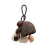 Bolsa de sonajero de cáscara de fruta, Carrillón de viento colgante, Sanación sonora, Campana colgante, Colgante de fruta de planta, Decoración colgante para mochila/coche, Kit de materiales para manualidades