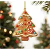 Pendente criativo de árvore de Natal para carro de produto novo transfronteiriço Decoração acrílica de Natal decoração de casa para feriado
