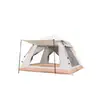 Tienda de campaña de cuatro lados para exteriores, 3-5-6 personas, camping, engrosada, totalmente automática, ultraligera, equipo para acampada salvaje, impermeable, playa