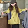 Casaco Feminino Primavera e Outono 2026 Nova Moda Casual Top para Crianças, Roupa de Outono para Crianças Maiores, Corta-vento com Capuz