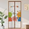 Cortinas Transparentes de Verão Autoadesivas Cortina de Porta Faixa Magnética Forte Quarto Fita Mágica Cortina de Porta à Prova de Mosquitos Cortina Transparente Modelo Novo 2025