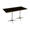 Mesa negra de restaurante occidental, mesa de negociación de 60 cm para cafetería, mesa cuadrada, mesa larga, restaurante de barbacoa, mesa de comedor para panadería, silla moderna