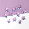 Nuevos mini lindos accesorios de resina de oso de dopamina de hielo diy accesorios para uñas funda para teléfono móvil accesorios para el cabello