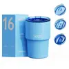 Taza de coche transfronteriza de 16 oz, taza plegable de acero inoxidable 304, taza de café, taza aislada para coche, taza para mantener el frío, personalizable