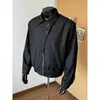 Entrega rápida chaqueta de alta gama estilo americano de corte limpio para hombre, marca de moda para primavera y otoño ins abrigo fresco de corte holgado con cuello de solapa
