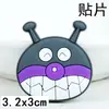 Accesorios de Joyería para Pasadores de Pelo Decoración para Fundas de Teléfono Móvil Parche Adhesivo de PVC Suave Muñeca Plana de Animales de Dibujos Animados Accesorios de Goma Suave
