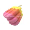 Esponja de Limpieza Arcoíris Cepillo para Limpiar Tazas de Helado Esponja de Dibujos Animados Rodillo de Esponja Bola Pequeña de Filtro
