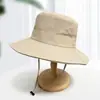 Sombrero de Pescador de Ala Ancha de Secado Rápido para Verano con Logo Personalizado para Hombres y Mujeres, Sombrero de Sol Transpirable de Malla, Sombrero de Senderismo con Protección Solar para Exteriores