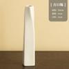 Jarrón de cerámica blanca pura Jingdezhen, florero pequeño y sencillo chino, adorno moderno para arreglos florales, decoración de escritorio para el hogar, joyería para salón de té.