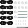 Comercio Transfronterizo Set de 5 Piezas Cortina de Panal Accesorios de Repuesto DIY 100% de Descuento Cortina Cortina Piezas de Reparación de Pérdida Negro
