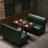Café com Arte em Ferro Retrô Booth de Parede Sofá Speakeasy Restaurante Ocidental Cadeira em A Suporte para Panela Quente Conjunto de Mesa e Cadeira para Restaurante