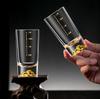 Balanza de Vidrio para Licor Jinshan 0.1kg Set de Vasos de Vidrio para Vino Domésticos 100ml Set de Vino Creativo Gama Alta y Casual