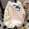 Sudadera con Capucha Tie-Dye de Diseño Personalizado Popular para Mujer Vibe Perezoso Americano Nuevo Otoño e Invierno Rosa Nicho Superior
