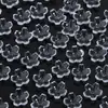 Cuentas de Cristal de Flor de Cerezo Degradado Portaflores Transparente Flor de Cinco Pétalos Agujero Pasante Cuentas de Pétalos Pulsera Hecha a Mano DIY Accesorios para Joyería