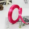 Cinta de Seda de Colores de 0.6 cm y 22 m Cinta para Envolver Regalos Cinta para Empaque de Flores Decoración de Regalos Cinta de Poliéster