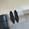Zapatos de mujer de punta 2025 primavera nuevo diseño de nicho zapatos Mary Jane bajos zapatos de tacón bajo con correa de hebilla zapatos de mujer