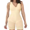 Ropa interior moldeadora de una pieza con botones reforzados transfronteriza de malla talla grande control de abdomen corsé body una pieza Amazon