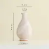 Jarrón de Cerámica Estilo Wabi-Sabi Shumen, Decoración Retro para el Hogar, Adorno de Diseño de Nicho, Arreglo Floral de Mesa para Sala de Estar