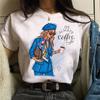 Camiseta nueva de moda para mujer, camiseta de manga corta, top informal de verano para mujer, cuello redondo, estilo Harajuku de los años 90 para chicas.