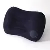 Almohada inflable en forma de U, automática, portátil, para viajes, cuello, avión, viajes al aire libre, Sanbao