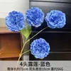 Diseño de Escena de Boda con Flores Artificiales Azules, Arreglo de Piso con Flores Falsas, Phalaenopsis, Tulipanes, Arreglo Floral Decorativo Suave