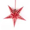 Estrella Navideña de Cinco Puntas Láser Tridimensional Techo Estrella de Papel Escena Colgante Pantalla de Lámpara Material DIY Hecho a Mano Accesorios de Joyería