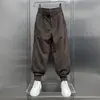 Pantalones Casuales de Pana de Alta Gama para Hombre, Nuevo Estilo Invierno 2025, Forrados de Polar y Engrosados, Pantalones Harem de Corte Ajustado para Hombre