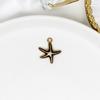 Accesorios de Joyería DIY Aleación de Oro K Colgante de Estrella de Mar con Goteo de Aceite Colgante para Pulsera Superventas Creativo Hecho a Mano