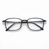 Armazón para gafas cuadradas de acero plástico de carbono de tungsteno ultraligero para miopía para mujer se puede equipar con el número de armazón de moda para cara grande espejo para estudiantes para hombre 1185