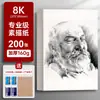 Papel para desenho 40*60, papel para esboços, caneta marcadora para concurso de pintura, papel branco especial para DIY, papel para desenho de exame de arte espessado meio aberto