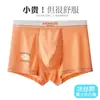 Roupa íntima adolescente, seda gelada tipo A, para crianças em crescimento, cuecas boxer para meninos, estilo fino de verão para meninos e estudantes
