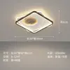 Luz del dormitorio principal, lámpara de techo simple de espectro completo, popular en Zhongshan, luz para habitación infantil con temática de cielo estrellado y luna, hierro y otros materiales