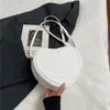 Otoño e Invierno Textura Elegante 2025 Color Puro Estilo Femenino Bolso Corazón Bolso de Hombro Cruzado Nuevo Moda Bolso Pequeño para Mujer