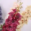 Flor artificial única grande delfínio casamento auditório materiais de flor macia layout do local paisagismo arranjo de flores loja decoração arte floral