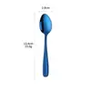 Mini cuchara tenedor de acero inoxidable 304 al por mayor de 2,5 mm de grosor, ocho colores, vajilla occidental, cuchara de postre, tenedor, cuchara para condimentar