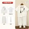 Conjunto de Colete Novo Estilo Chinês para Meninos, Estilo Verão, Bordado Chinês Tradicional Hanfu Traje Tang, Roupa de Performance Infantil para Atividades de 1º de Junho