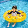 Material de PVC Ecológico Boia Inflável Infantil / Design Transparente de Desenho Animado / Essencial para Natação e Brincadeiras Aquáticas Indoor e Outdoor no Verão