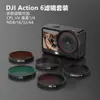 Adecuado para Dji Action6 Filtro de Lente Protector Cpl Negro Suave Nd8/16/32/64 Espejo Reductor de Luz Uv Juego de Accesorios