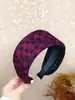 Nova Faixa de Lã Larga de Inverno de Alta Qualidade, Design de Coroa Alta, Estilo Casual para Sair, Acessório de Cabelo Vintage e Elegante Estilo Chanel