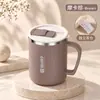 Taza de acero inoxidable 304 con tapa, taza de café de doble pared, vaso para beber para uso en la oficina, taza de té elegante