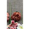 Fabricante de flores artificiales para bodas de color rojo otoñal vintage estilo moda nacional color polvo de pasta de frijol rojo vino decoración de bodas flor artificial al por mayor