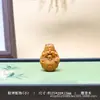 Artesanato esculpido em sândalo e pau-rosa: Deus da Riqueza, Guan Gong, Buda Bebê, pingentes para celular, pingentes de madeira, acessórios de chaveiro para carro
