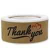 En stock al por mayor ''gracias por su pedido'' pegatina de papel kraft pegatina de sellado rectangular Pegatina de agradecimiento